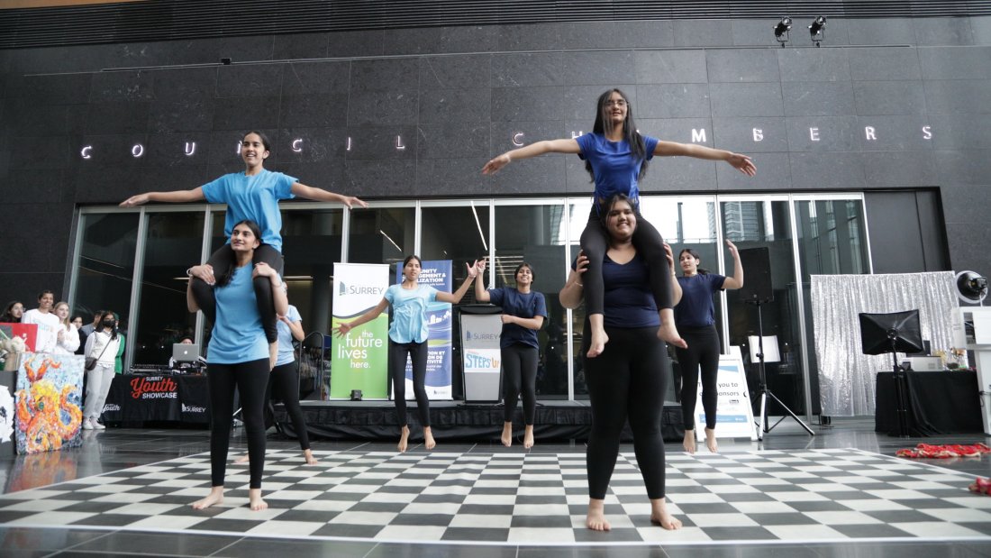 youth group dancing