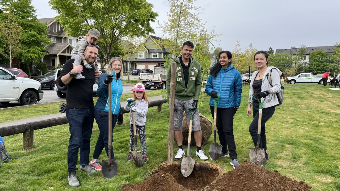 May 5, Arbor Day, Salmonberry Park