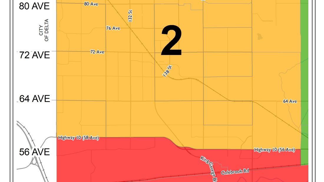 map showing billing area