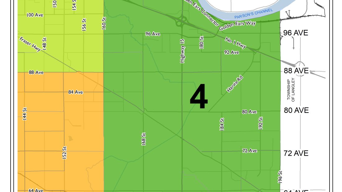 map showing billing area