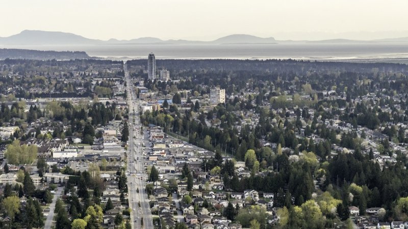 Scott Road - aerial shot