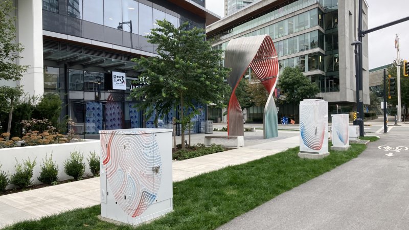 Fingerprints of belonging at University Dr & 104 Ave