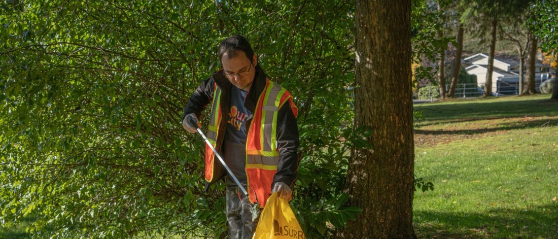 Cleanup at a park