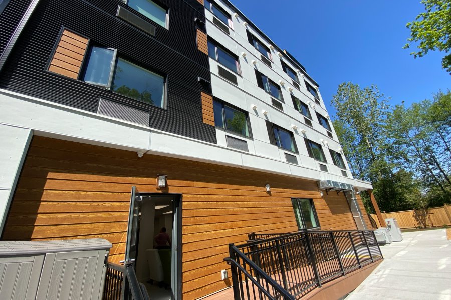 exterior of supportive housing