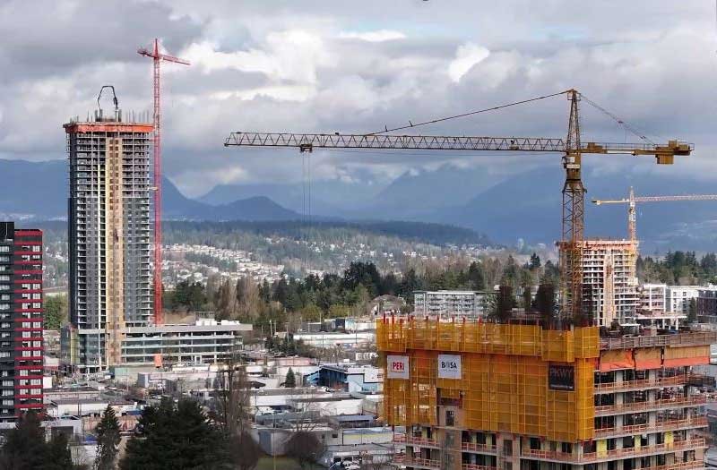 high-rise buildings under construction